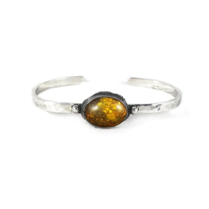 unEarthed cuff with amber
