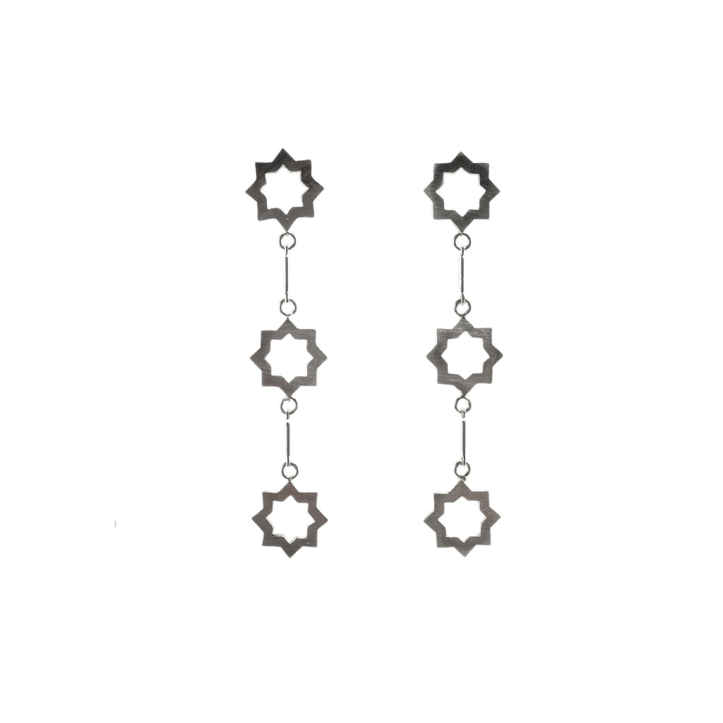 Granada Star Long Earrings