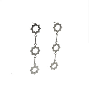 Granada Star Long Earrings