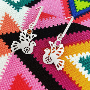 Paloma Little Birdies Earrings with Gem