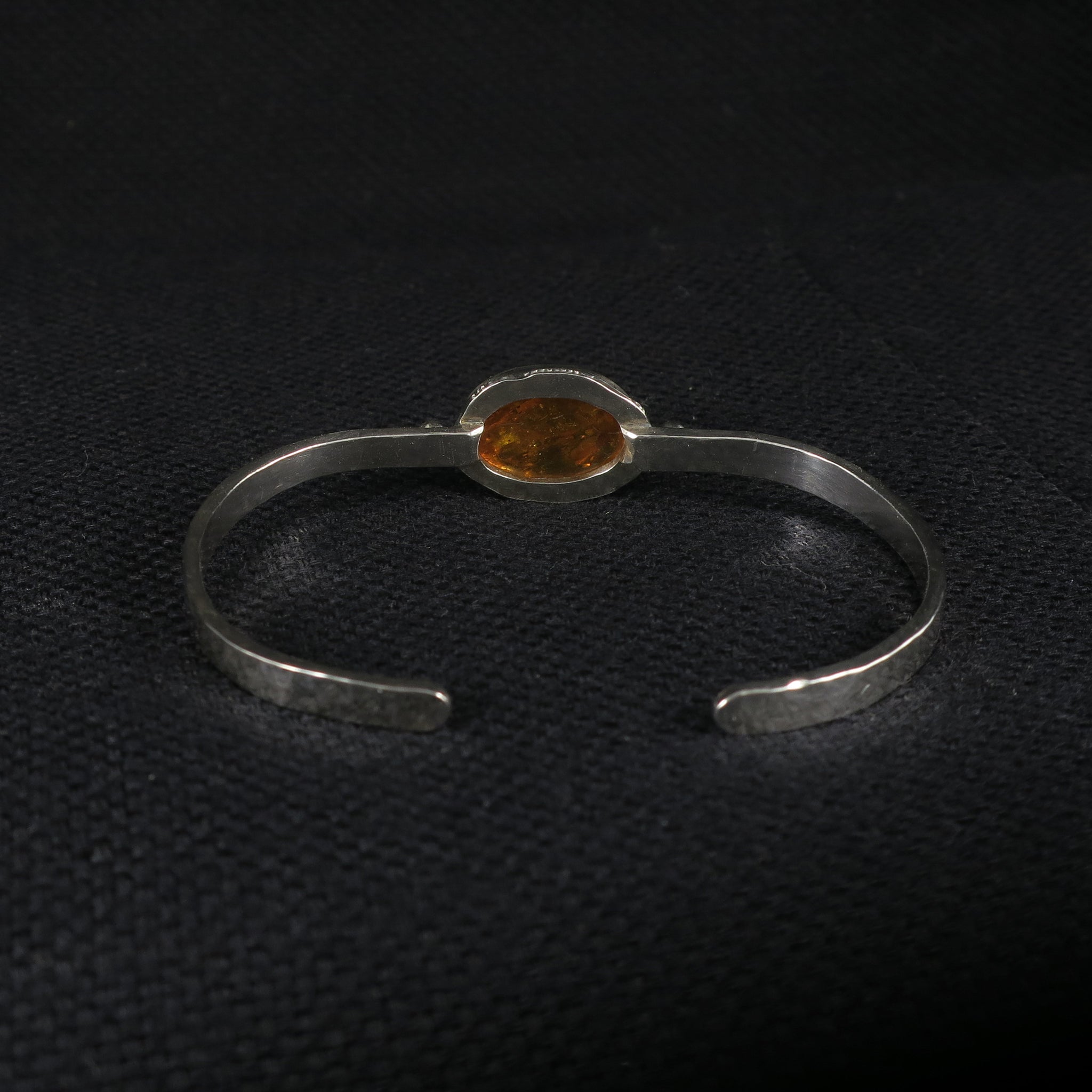 unEarthed cuff with amber