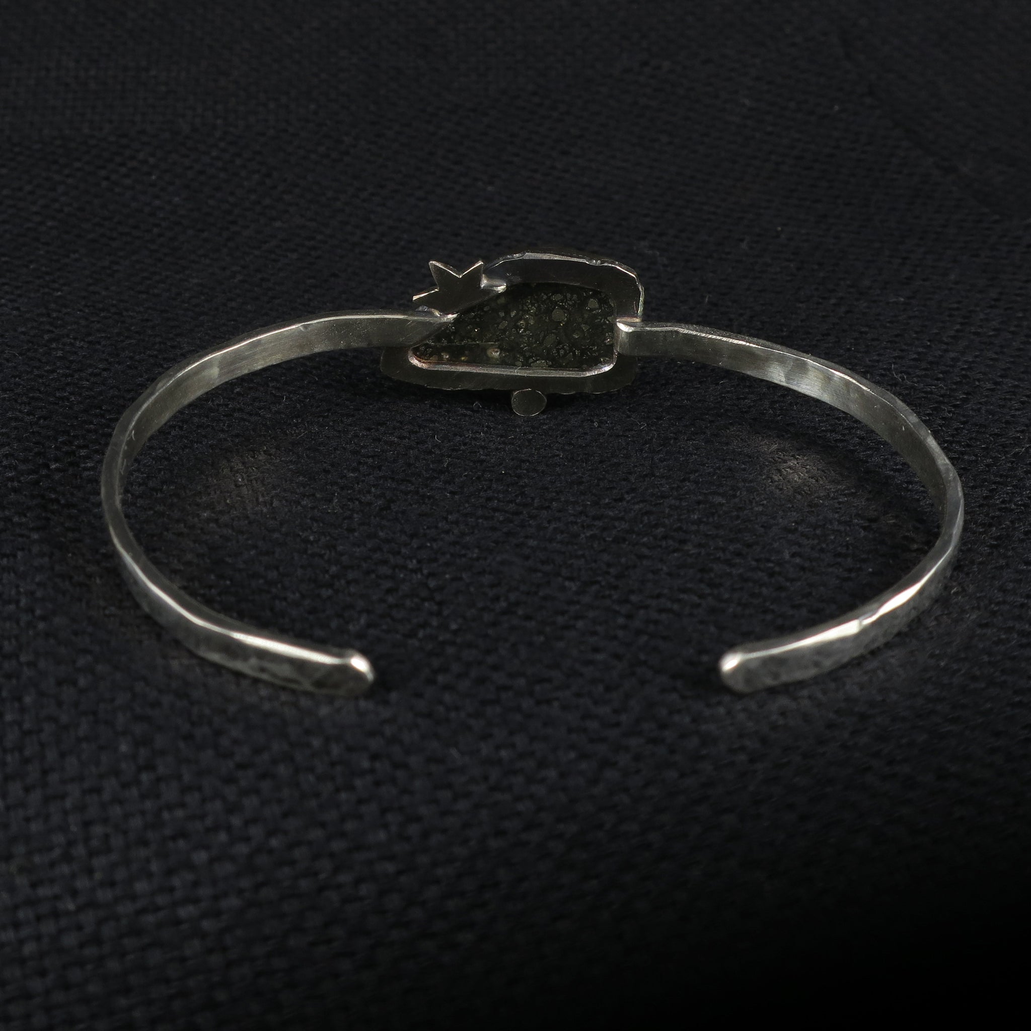 unEarthed cuff with pyrite and citrine