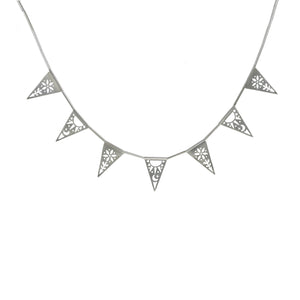 Grand Triangle Papel Picado Necklace