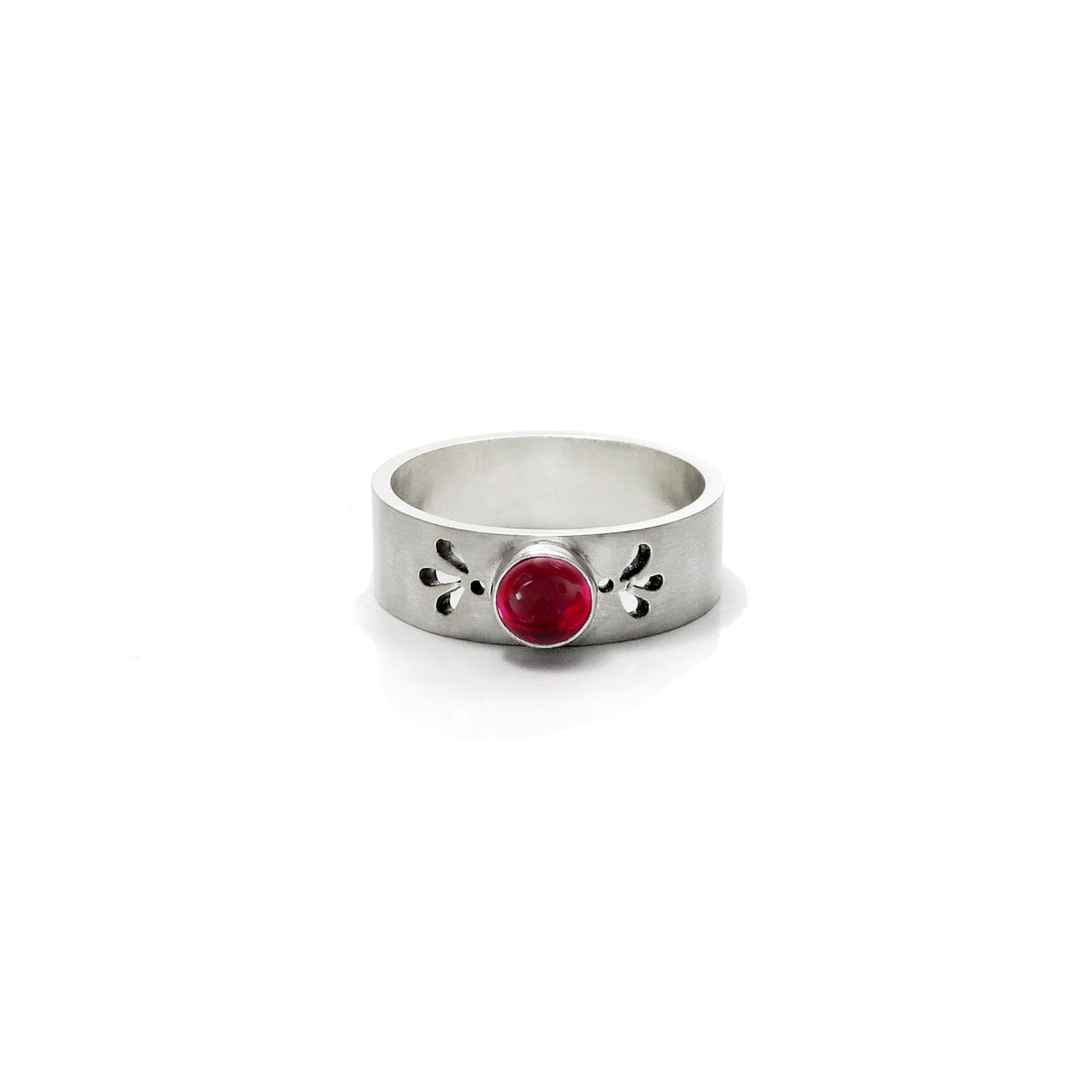 Petal and Gem Cut Out Ring