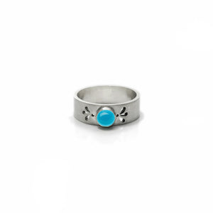 Petal and Gem Cut Out Ring