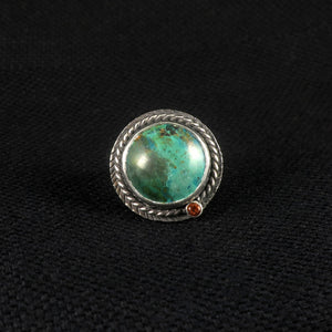 unEarthed ring with chrysocolla and citrine