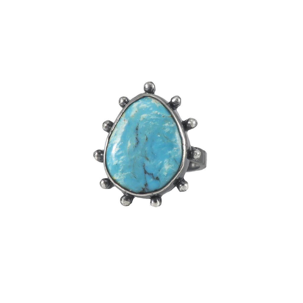 unEarthed ring with turquoise