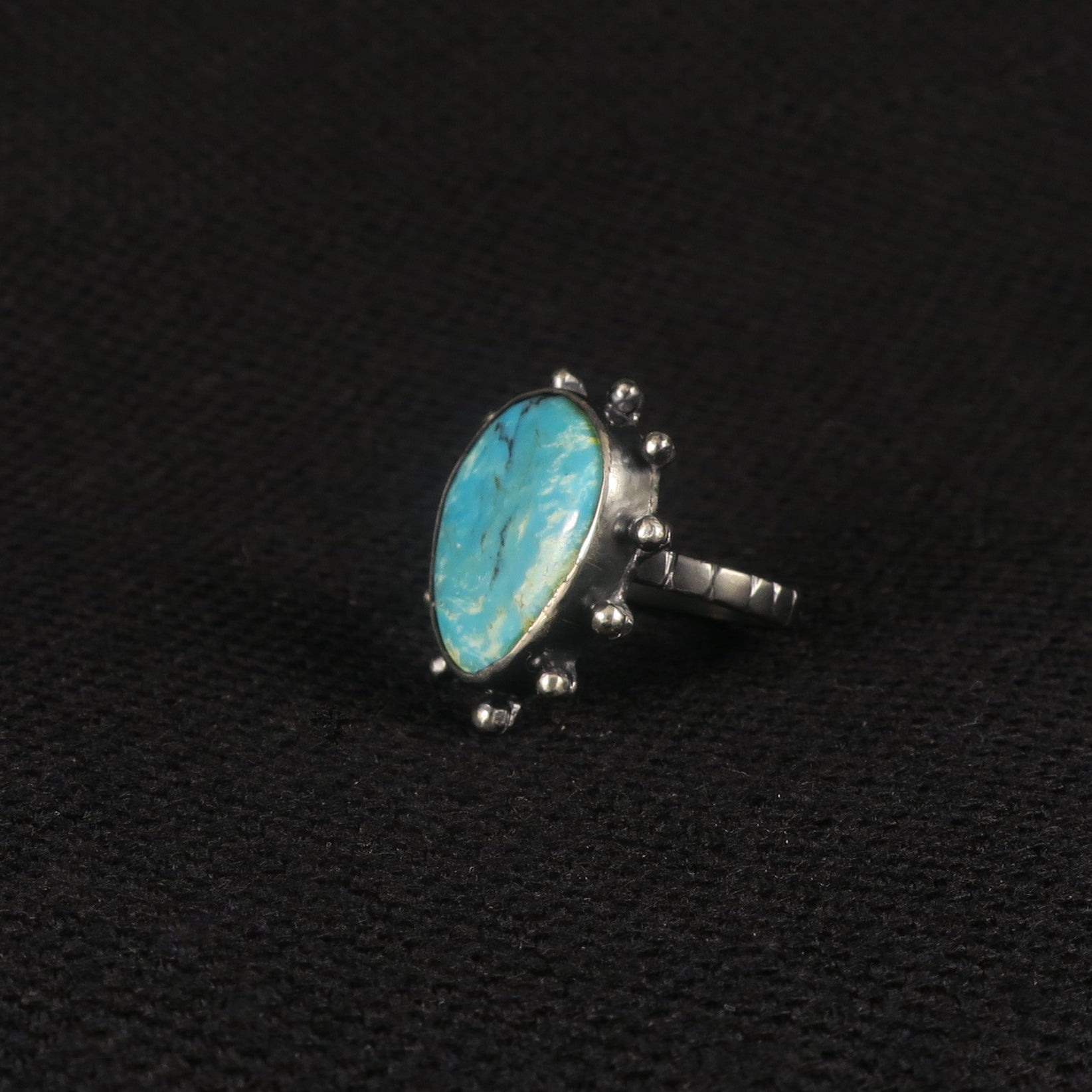 unEarthed ring with turquoise