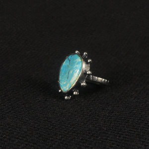 unEarthed ring with turquoise