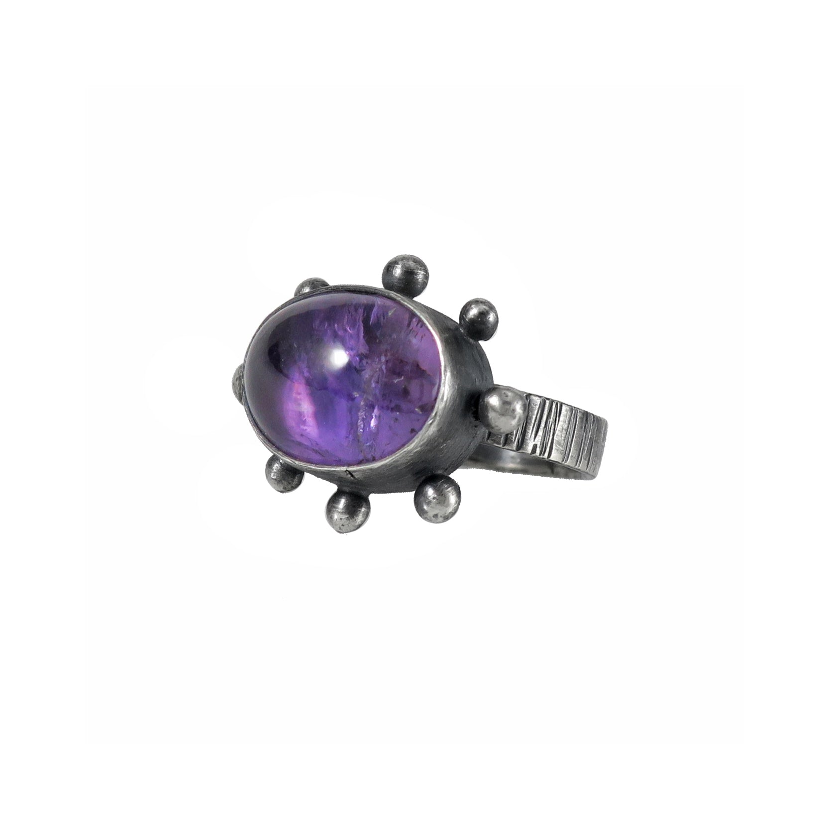 unEarthed ring with amethyst
