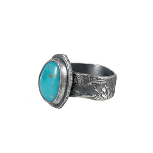 unEarthed ring with turquoise