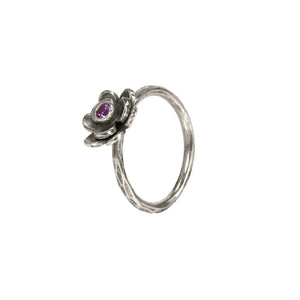 Wildflower Ring Antiqued